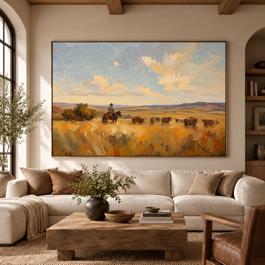 ARBYNART Vintage Americana Art | The Quiet Gold of the Plains