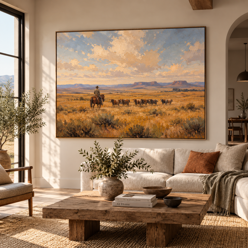 ARBYNART Vintage Americana Art | The Quiet Gold of the Plains