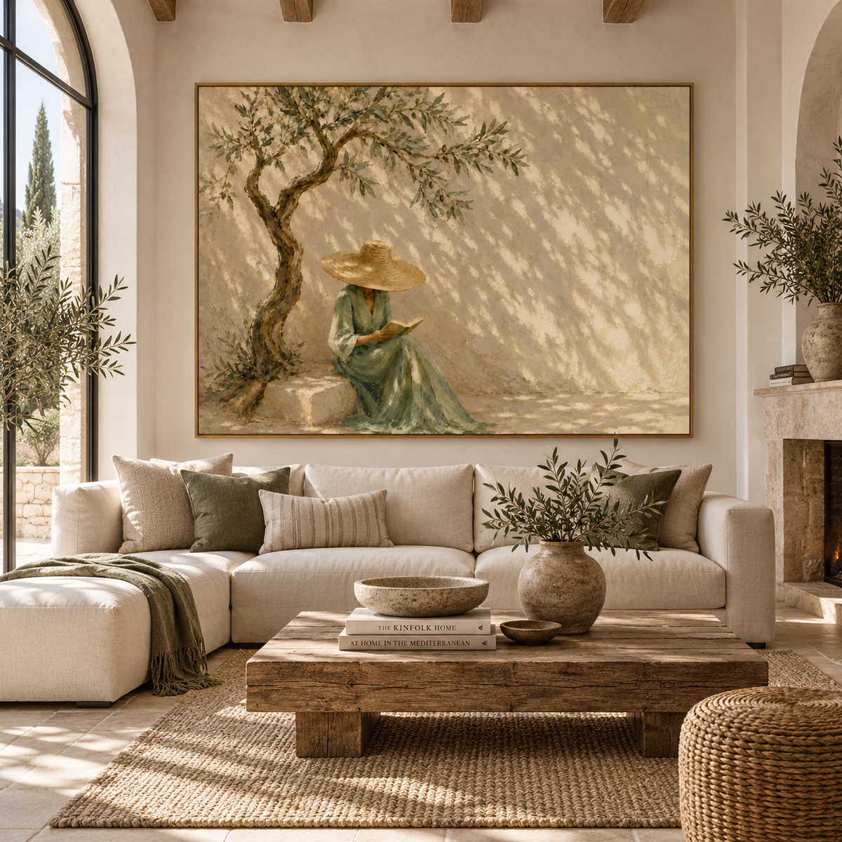 ARBYNART Vintage Americana Art | The Quiet Study of Sunbeams