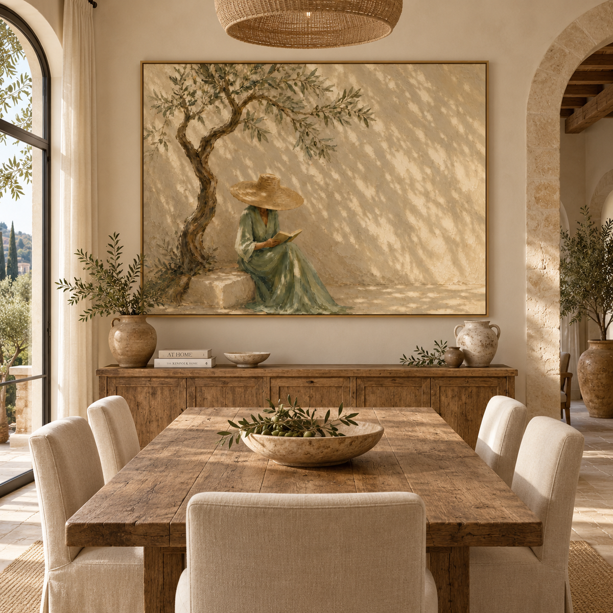 ARBYNART Vintage Americana Art | The Quiet Study of Sunbeams