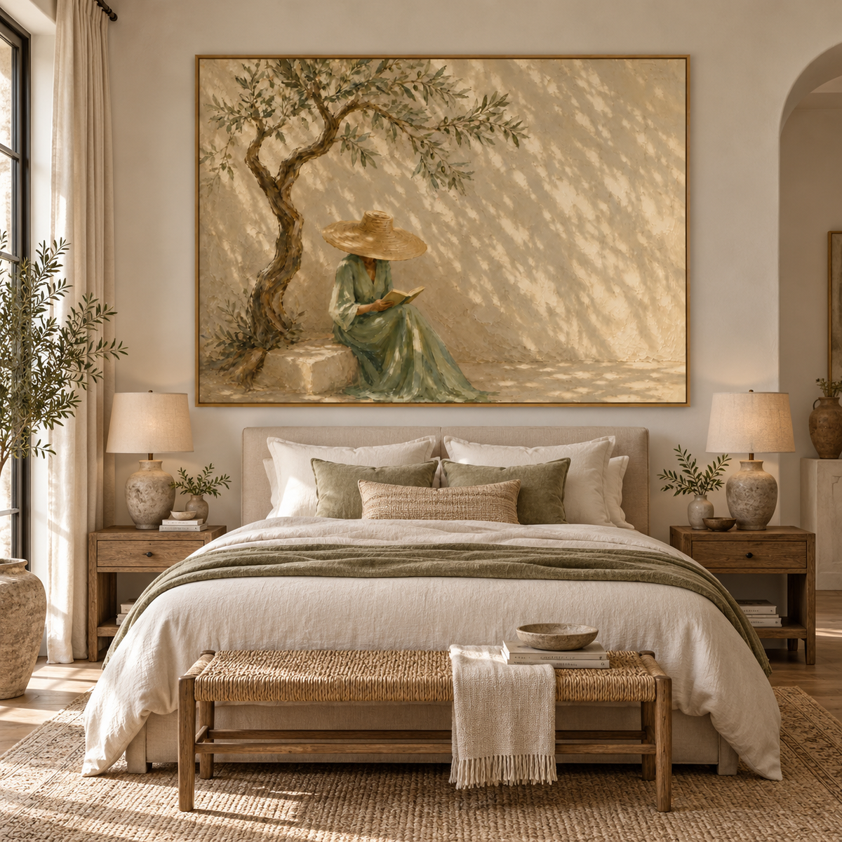 ARBYNART Vintage Americana Art | The Quiet Study of Sunbeams
