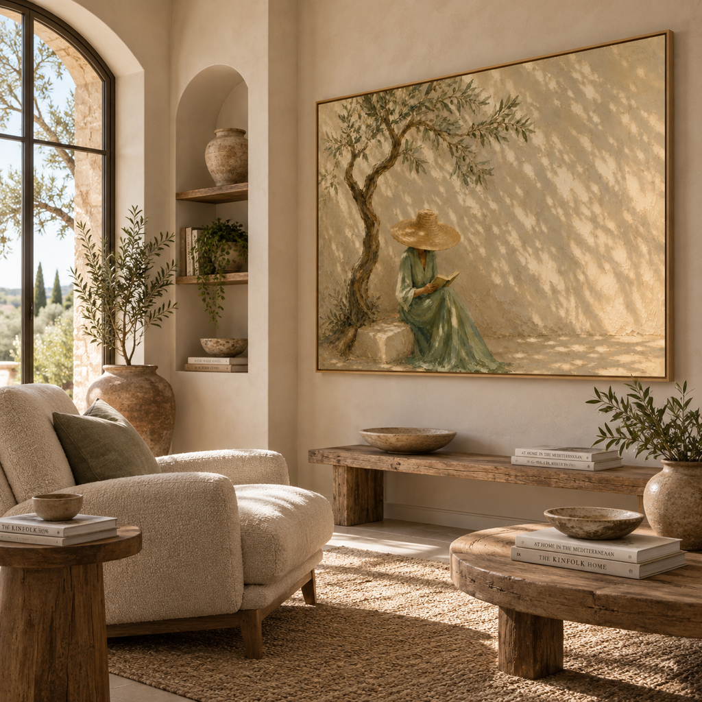 ARBYNART Vintage Americana Art | The Quiet Study of Sunbeams