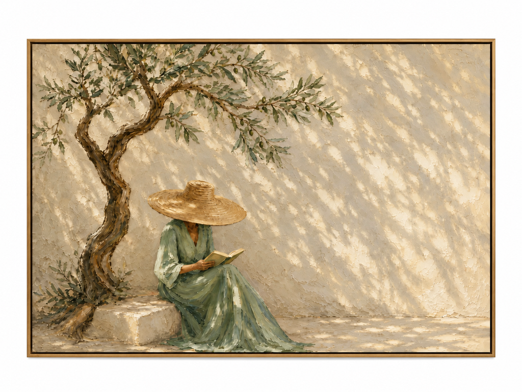 ARBYNART Vintage Americana Art | The Quiet Study of Sunbeams