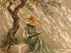 ARBYNART Vintage Americana Art | The Quiet Study of Sunbeams