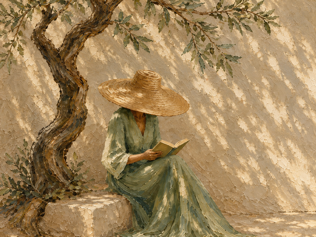 ARBYNART Vintage Americana Art | The Quiet Study of Sunbeams