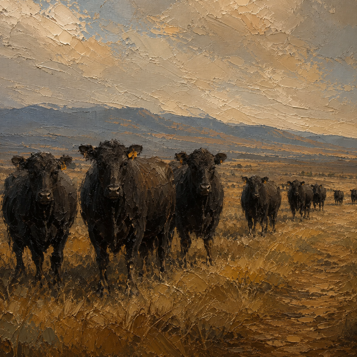 ARBYNART Vintage Americana Art | The Silent Pastures of Yore