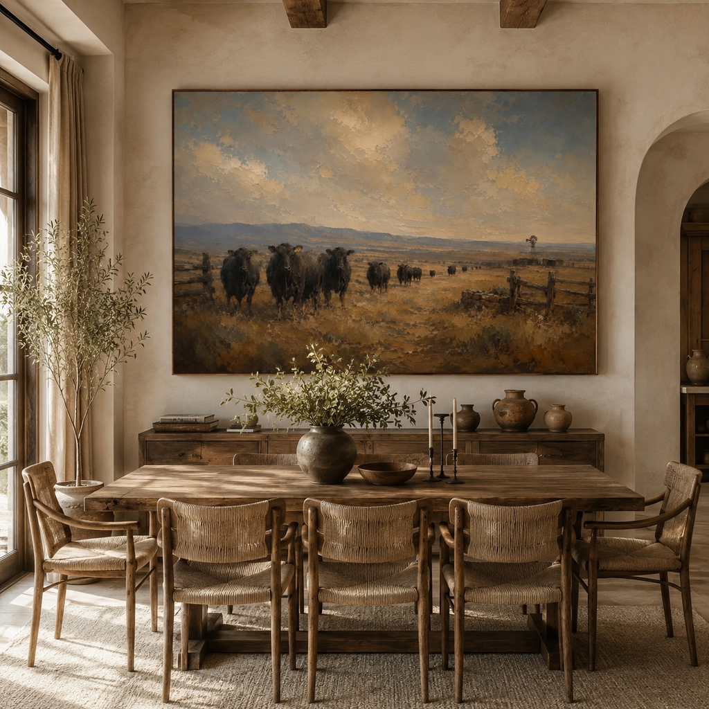 ARBYNART Vintage Americana Art | The Silent Pastures of Yore