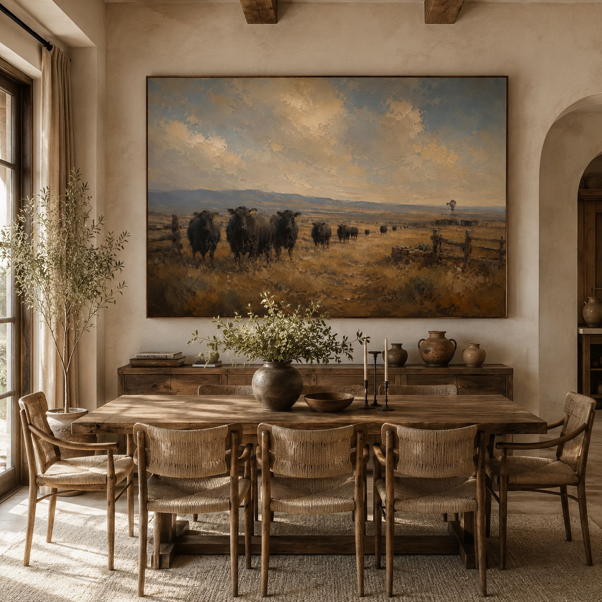 ARBYNART Vintage Americana Art | The Silent Pastures of Yore
