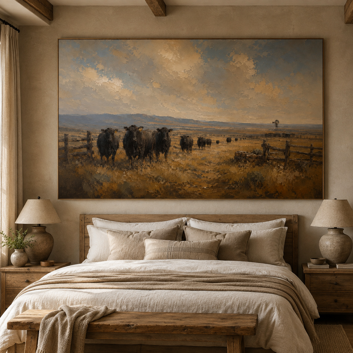 ARBYNART Vintage Americana Art | The Silent Pastures of Yore