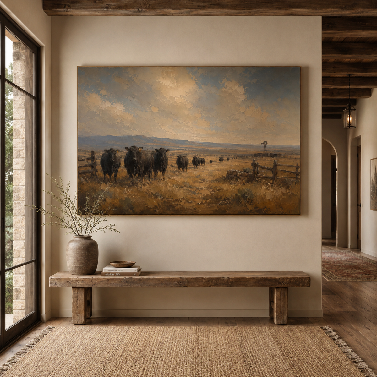 ARBYNART Vintage Americana Art | The Silent Pastures of Yore