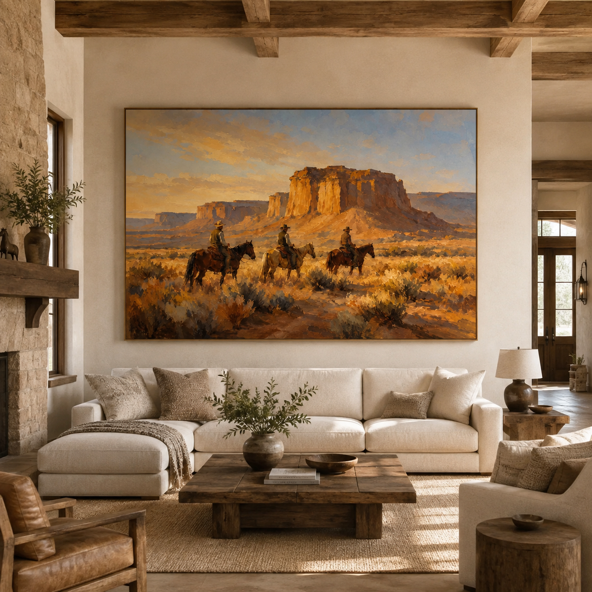 ARBYNART Vintage Americana Art | The Timeless Vigil of the Rocks