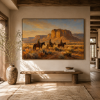 ARBYNART Vintage Americana Art | The Timeless Vigil of the Rocks