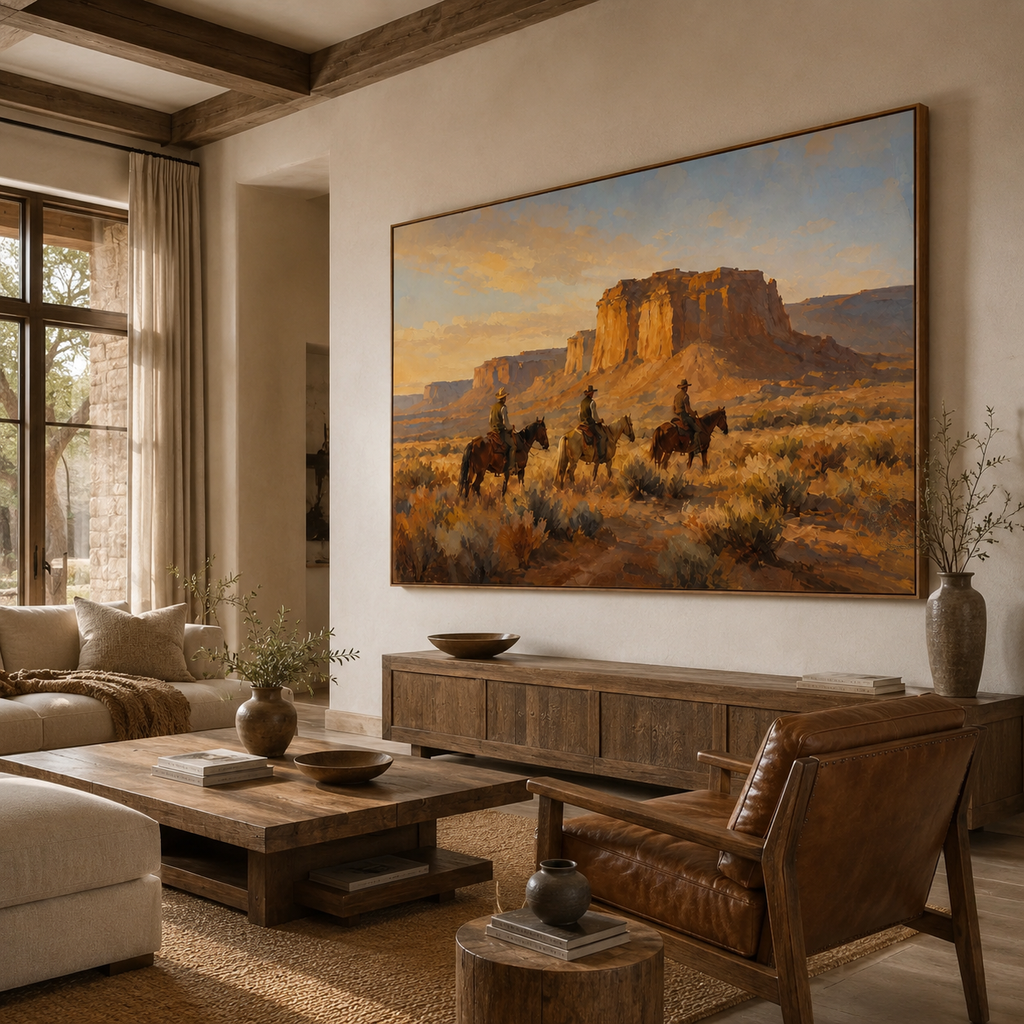 ARBYNART Vintage Americana Art | The Timeless Vigil of the Rocks