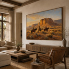 ARBYNART Vintage Americana Art | The Timeless Vigil of the Rocks