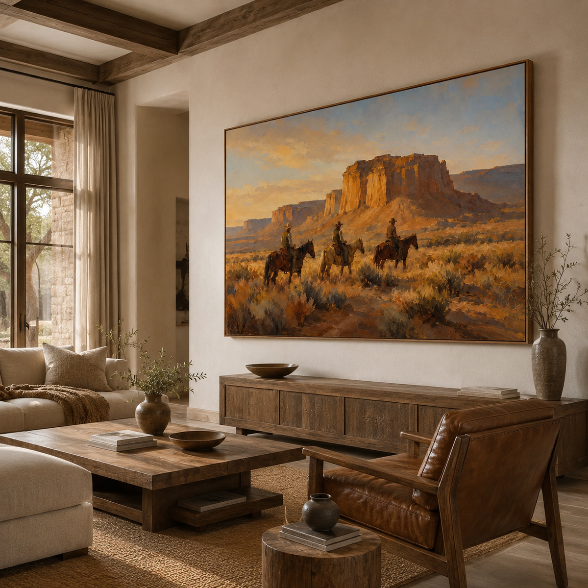 ARBYNART Vintage Americana Art | The Timeless Vigil of the Rocks