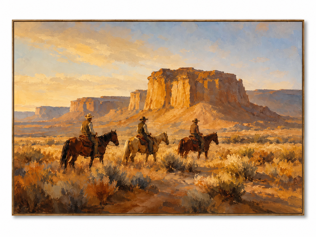 ARBYNART Vintage Americana Art | The Timeless Vigil of the Rocks