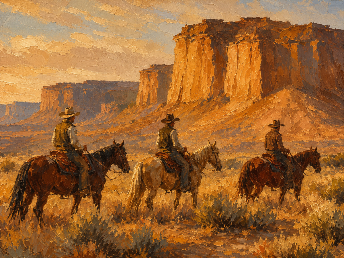 ARBYNART Vintage Americana Art | The Timeless Vigil of the Rocks
