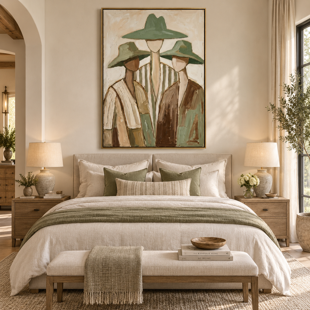 ARBYNART Vintage Americana Art | Three Companions