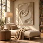 ARBYNART 3D Textured Art | Tidal Loop Whisper