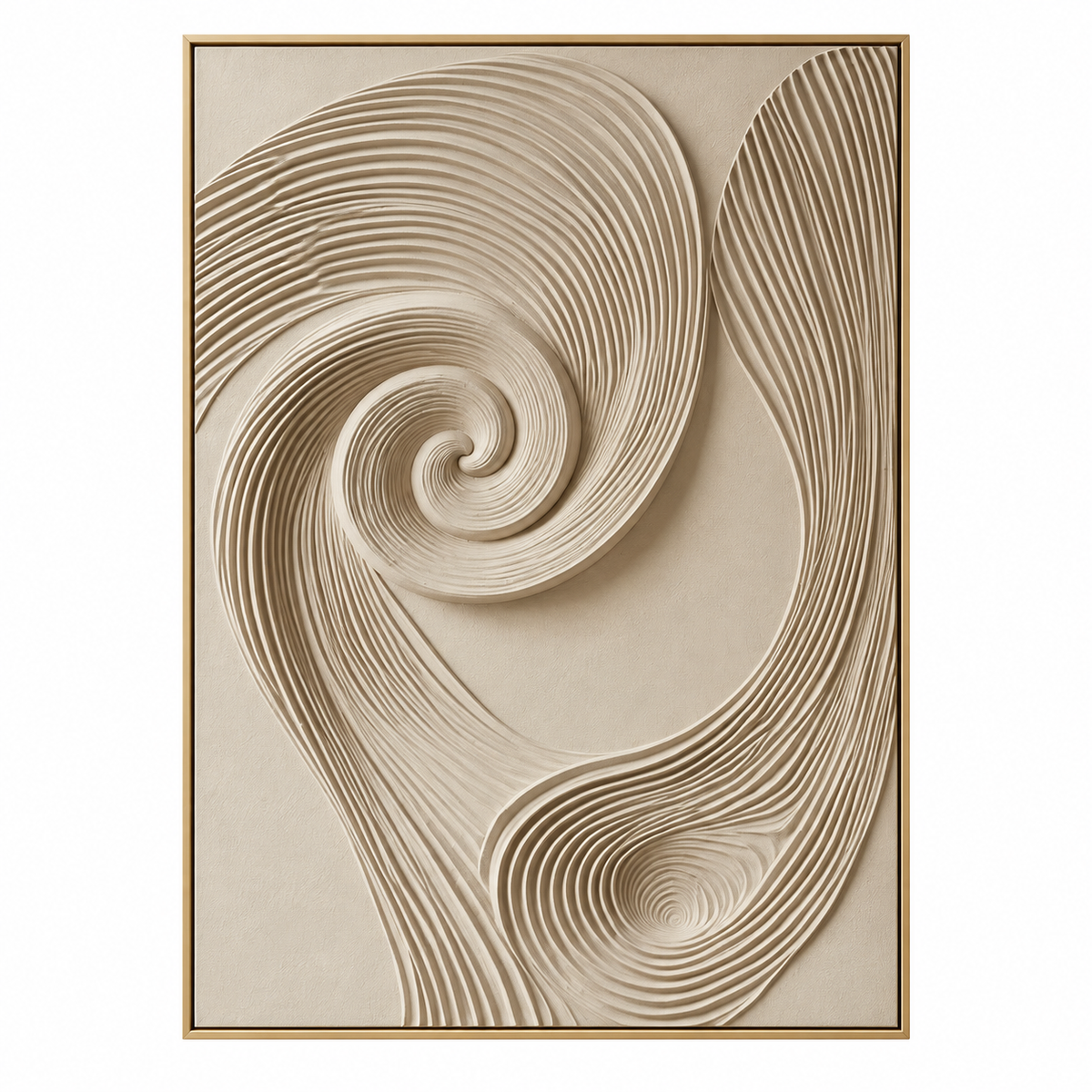ARBYNART 3D Textured Art | Tidal Loop Whisper
