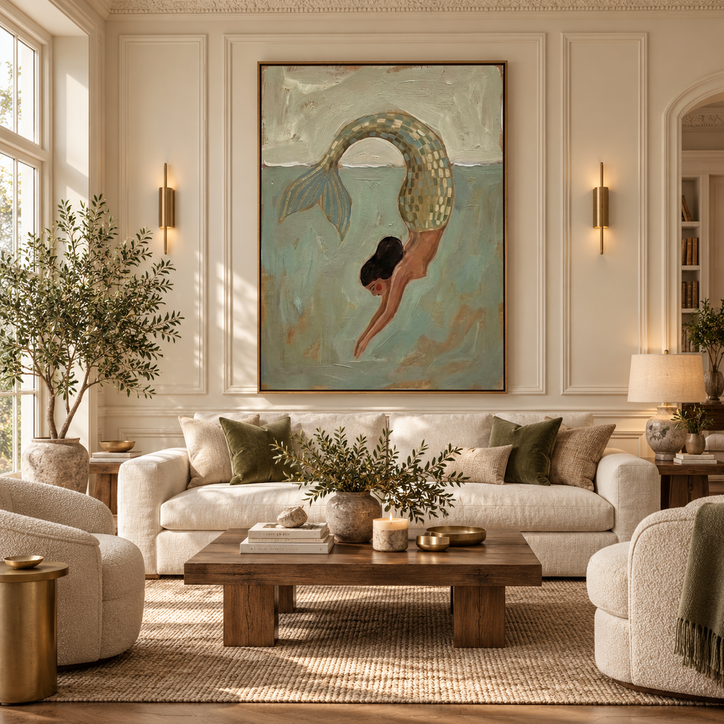 ARBYNART Surreal Art | Tidal Muse Dive