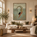 ARBYNART Surreal Art | Tidal Muse Dive