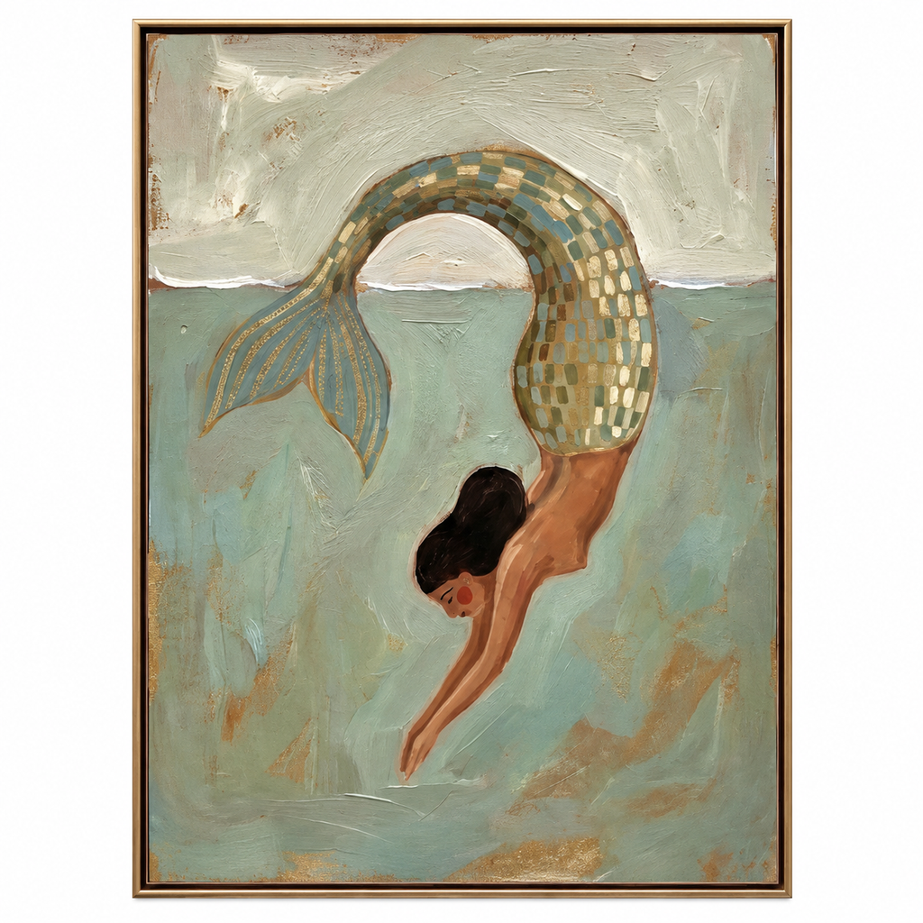 ARBYNART Surreal Art | Tidal Muse Dive