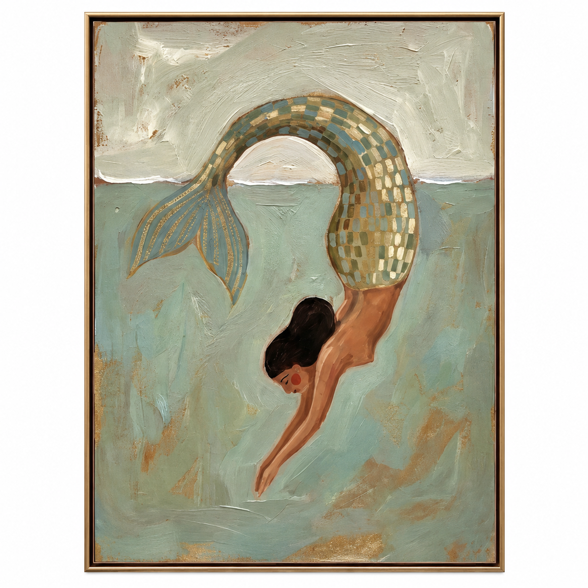 ARBYNART Surreal Art | Tidal Muse Dive