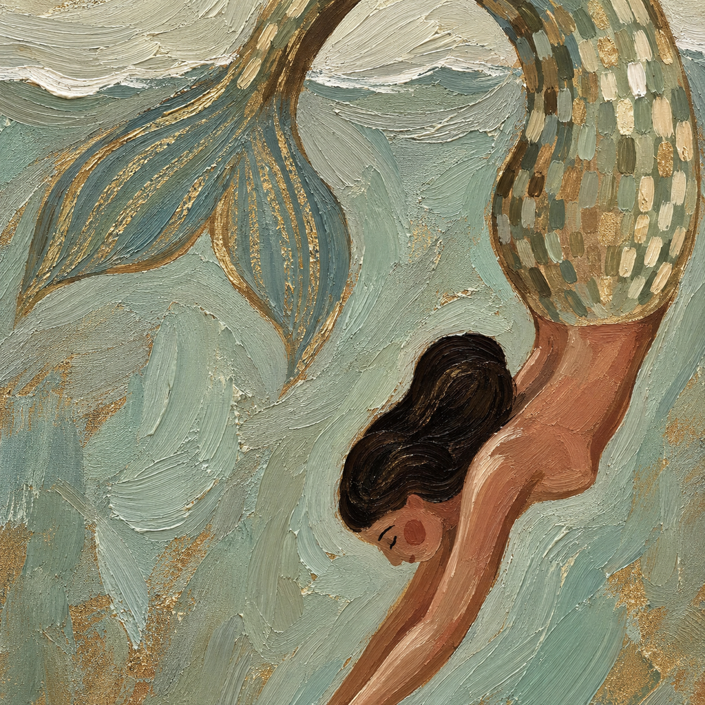 ARBYNART Surreal Art | Tidal Muse Dive