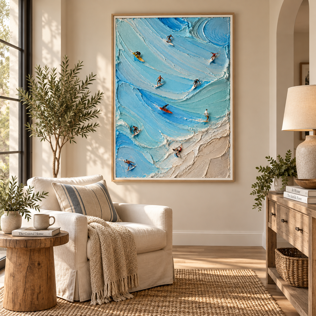 ARBYNART 3D Textured Art | Tide Atlas