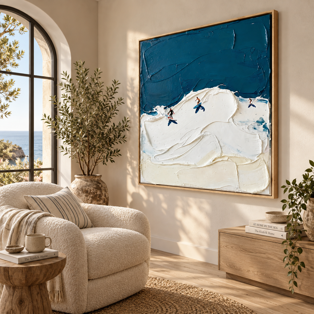 ARBYNART 3D Textured Art | Timeless Surfing