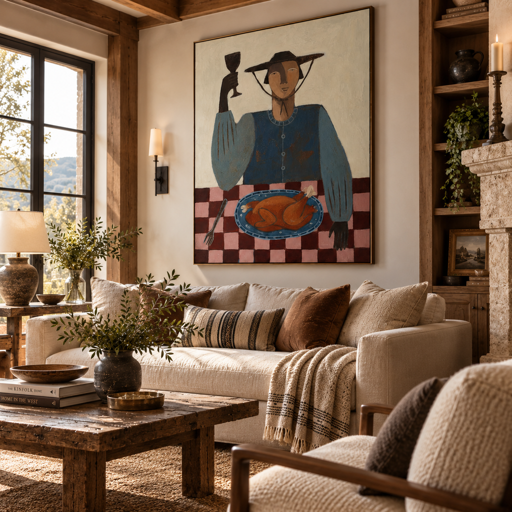 ARBYNART Vintage Americana Art | Toast to Harvest