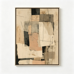 ARBYNART Abstract Art | Torn Paper Layers