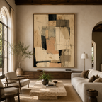 ARBYNART Abstract Art | Torn Paper Layers