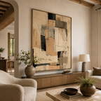 ARBYNART Abstract Art | Torn Paper Layers