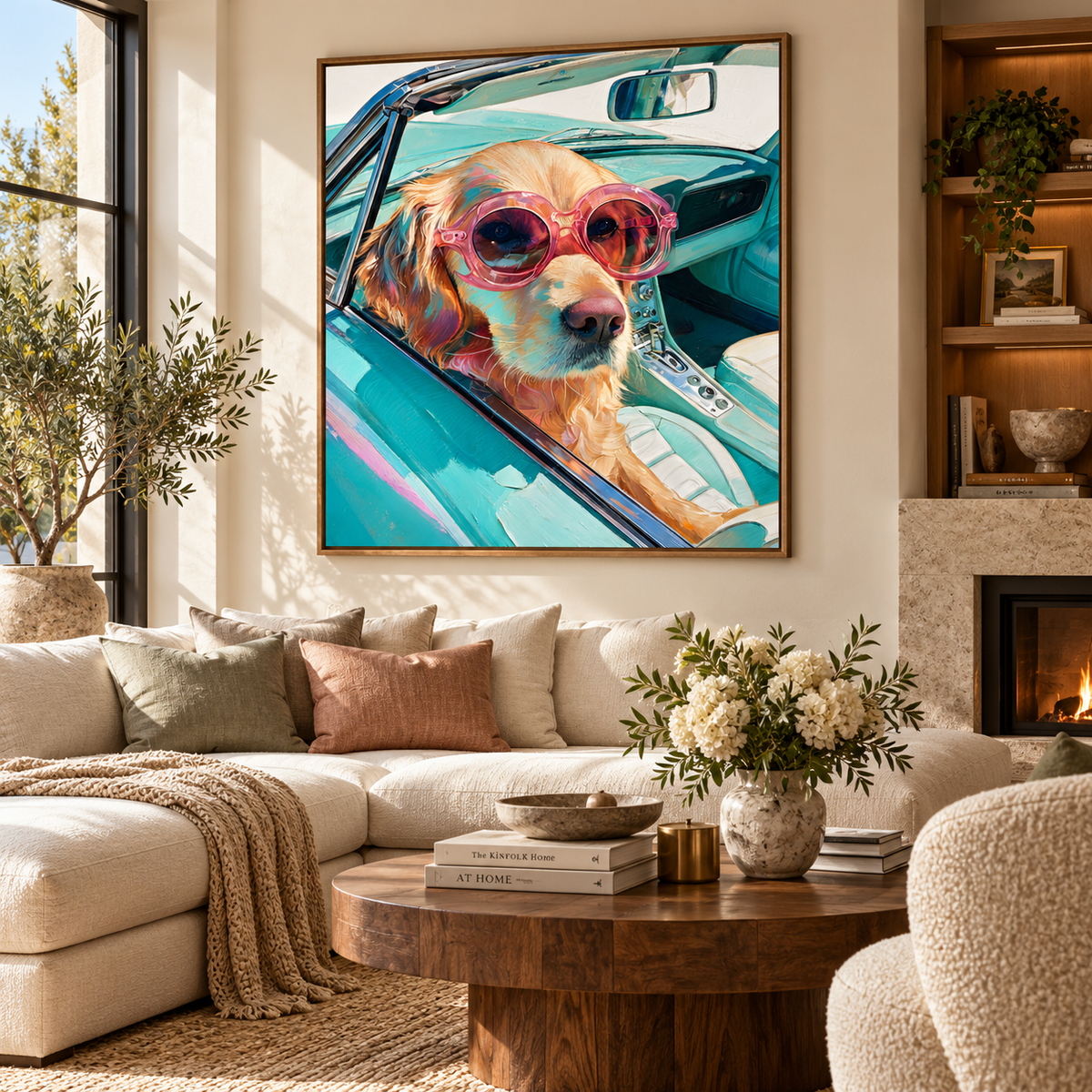 ARBYNART POP Art | Turquoise Ride Companion