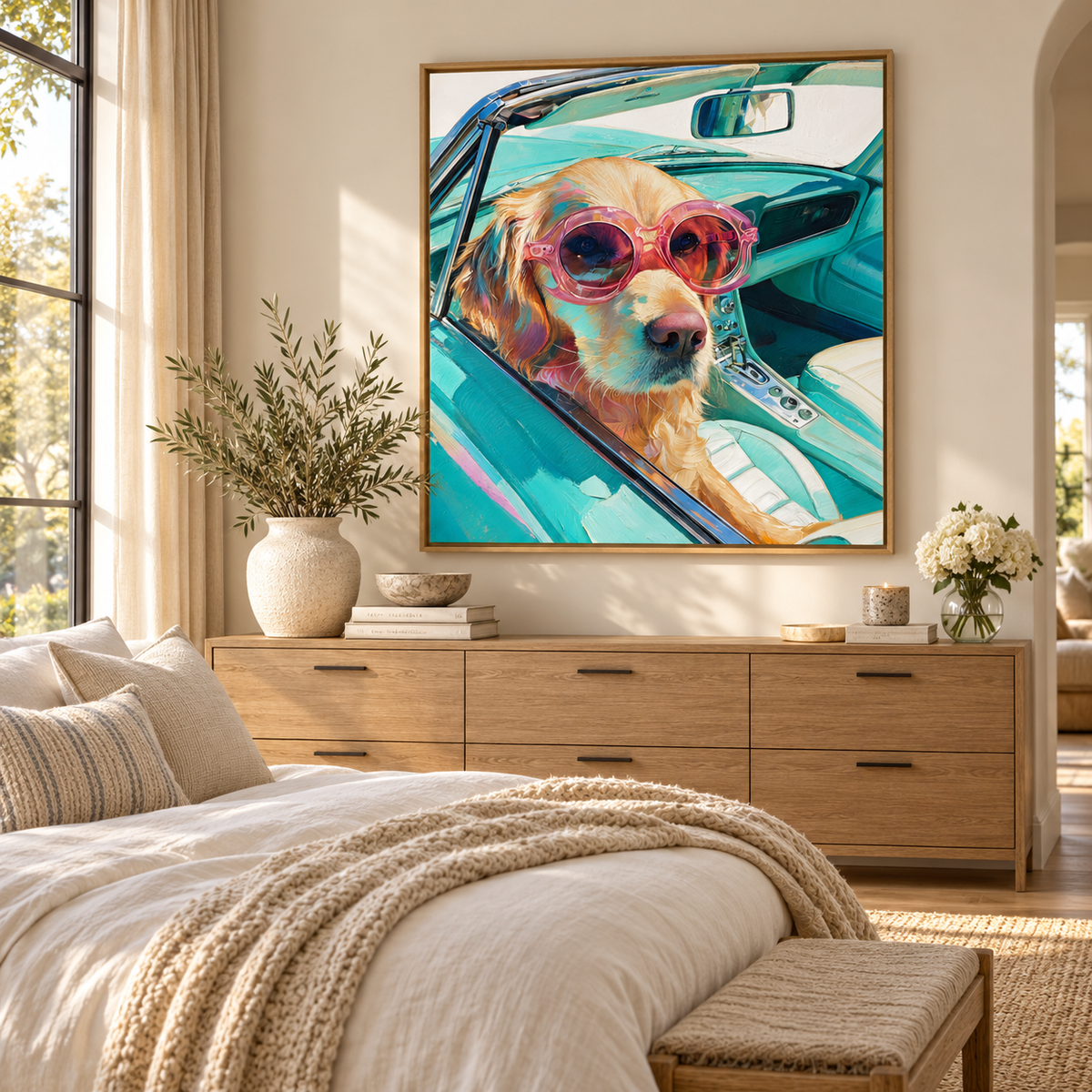 ARBYNART POP Art | Turquoise Ride Companion