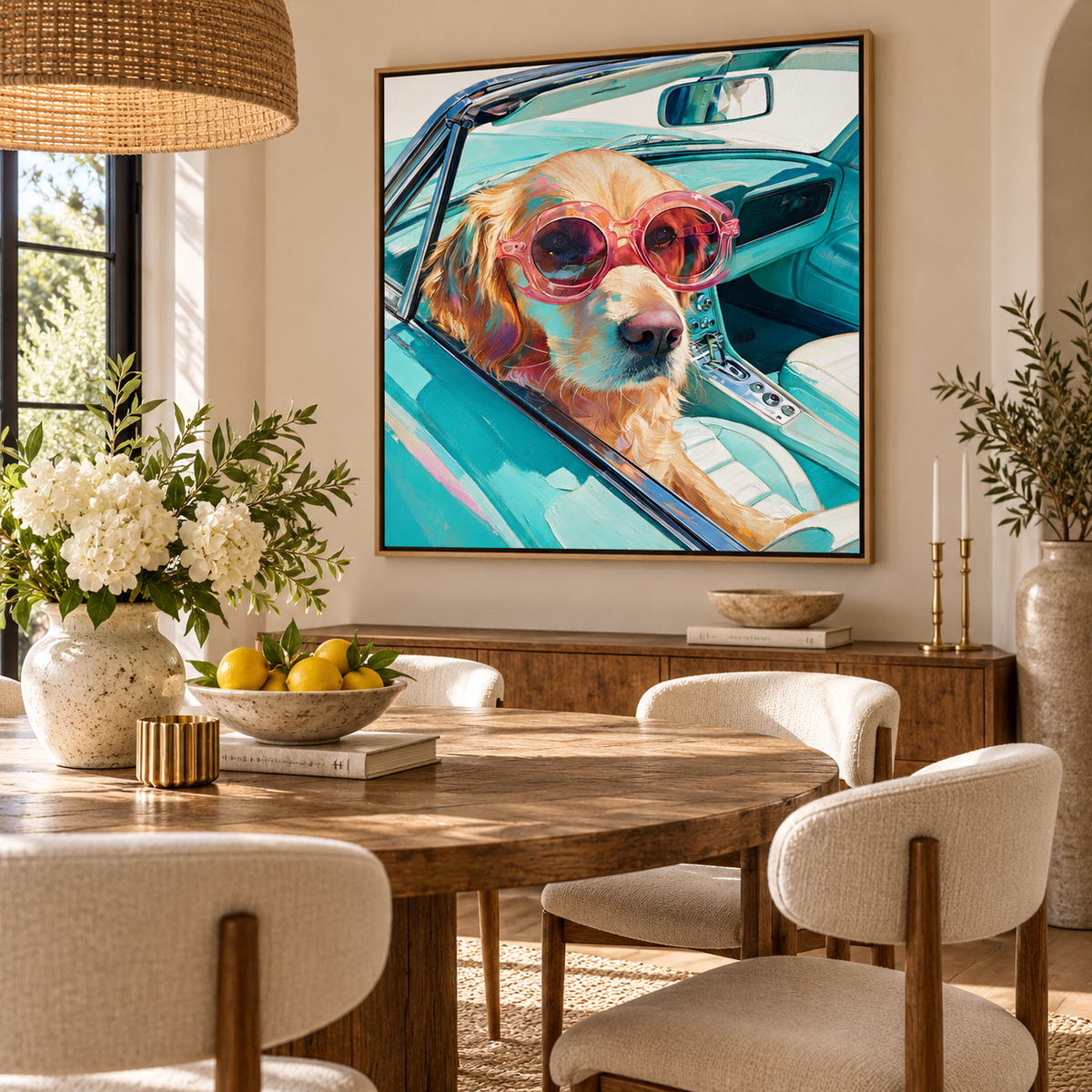 ARBYNART POP Art | Turquoise Ride Companion