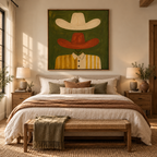 ARBYNART Vintage Americana Art | Twin Hats in Suspension