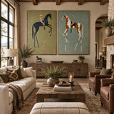 ARBYNART Vintage Americana Art | Twin Rhythms
