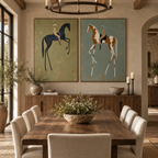 ARBYNART Vintage Americana Art | Twin Rhythms