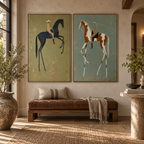 ARBYNART Vintage Americana Art | Twin Rhythms