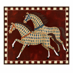ARBYNART Vintage Americana Art | Two Painted Steeds