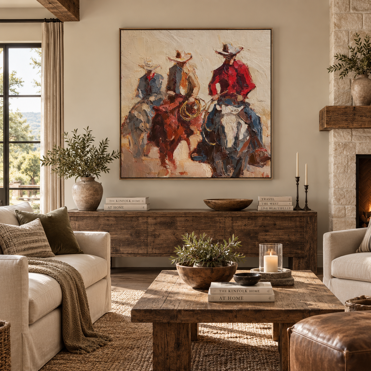 ARBYNART Vintage Americana Art | United Under the Wild Frontier