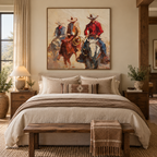 ARBYNART Vintage Americana Art | United Under the Wild Frontier