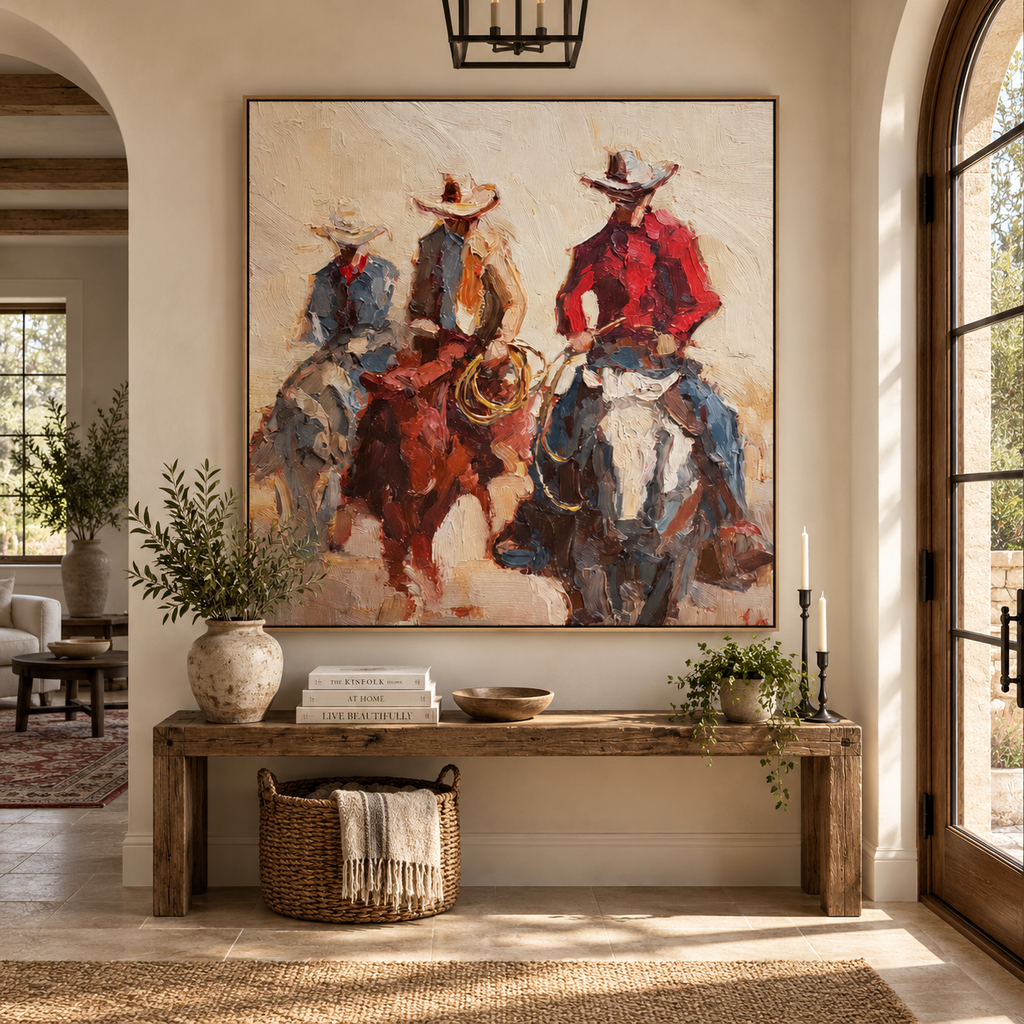 ARBYNART Vintage Americana Art | United Under the Wild Frontier