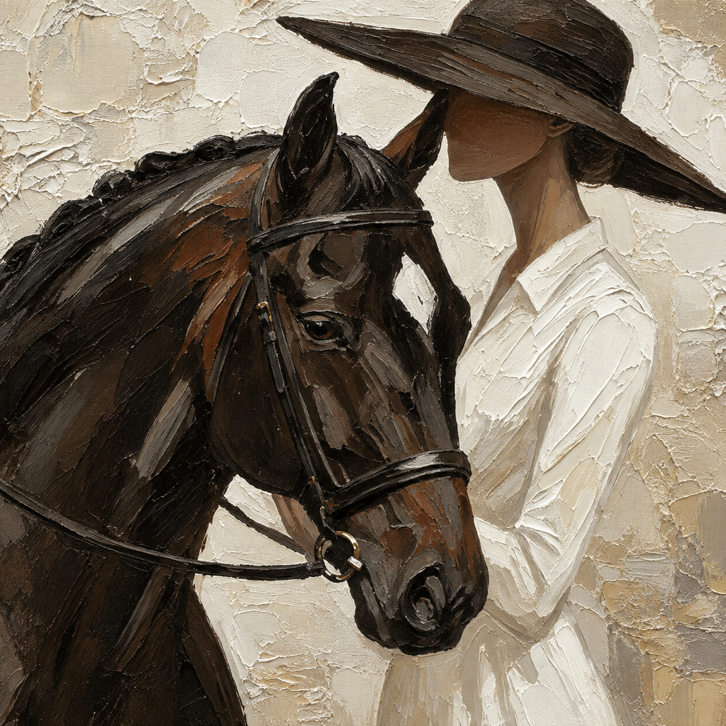 ARBYNART Vintage Americana Art | Veiled Grace