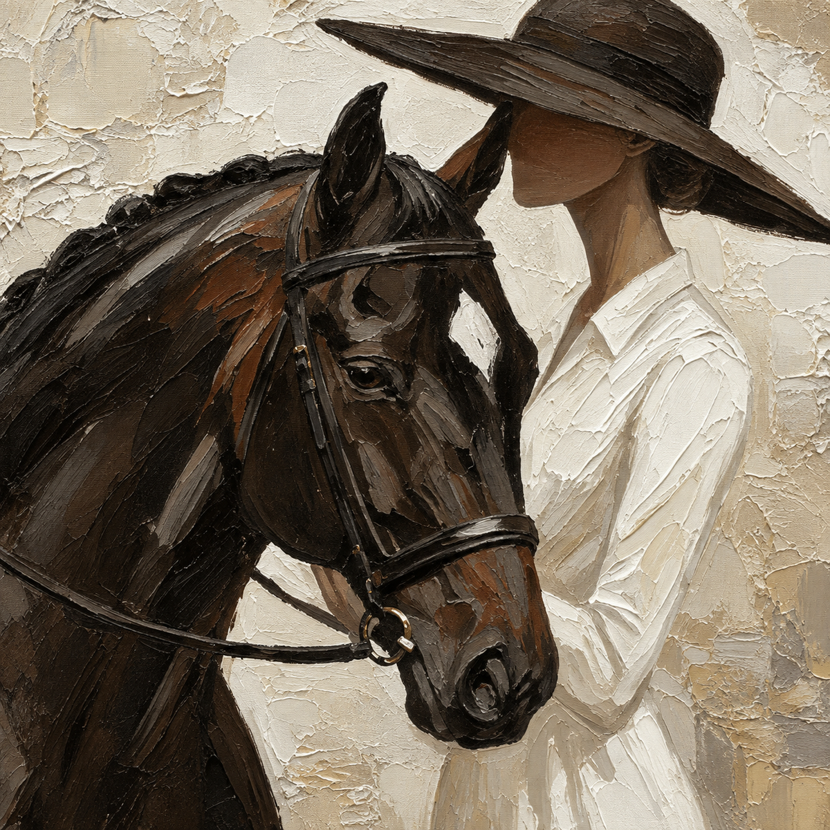 ARBYNART Vintage Americana Art | Veiled Grace