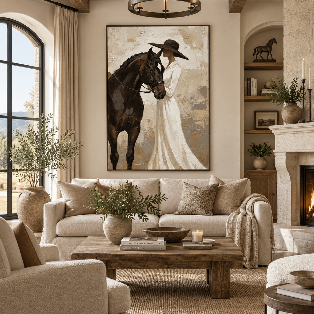 ARBYNART Vintage Americana Art | Veiled Grace