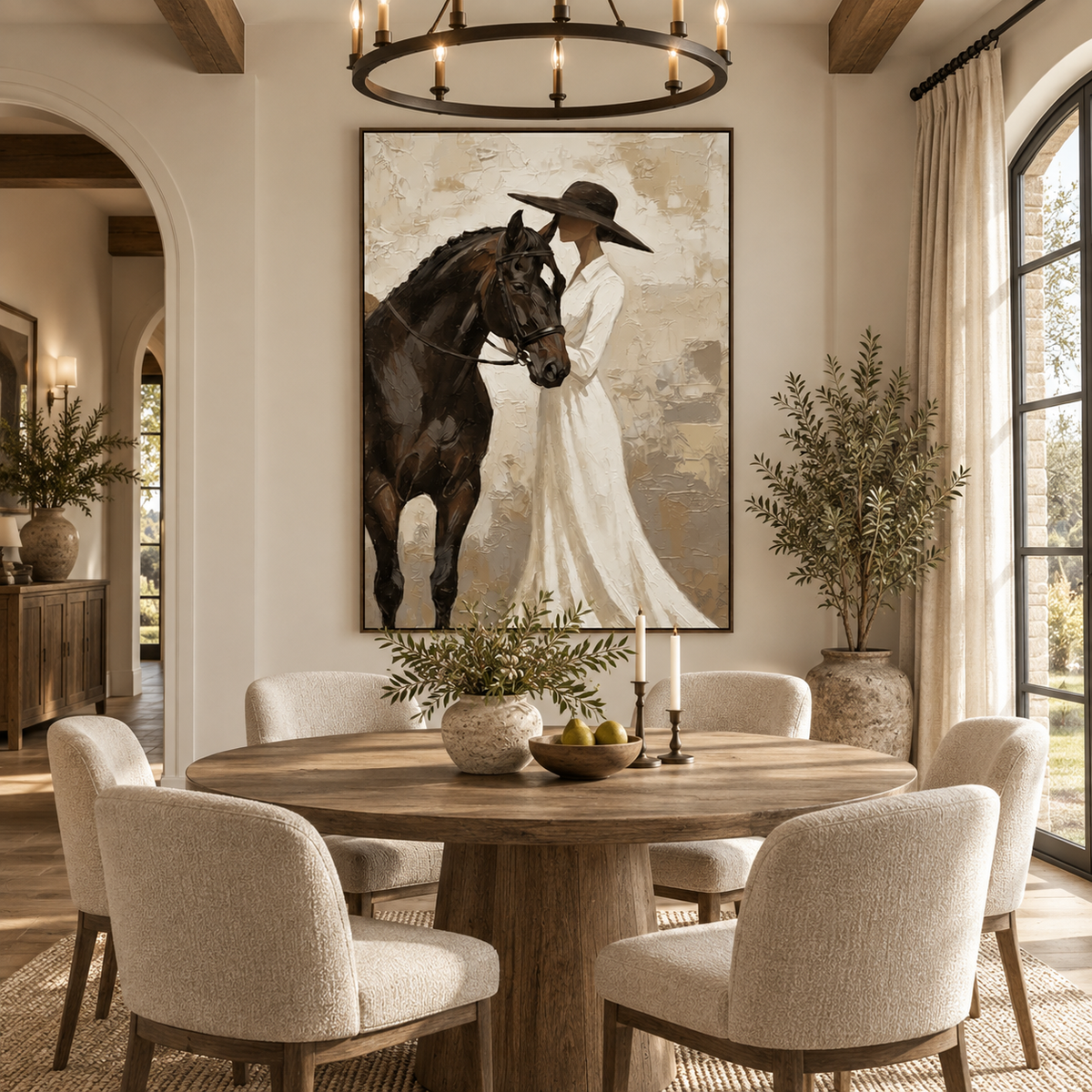 ARBYNART Vintage Americana Art | Veiled Grace